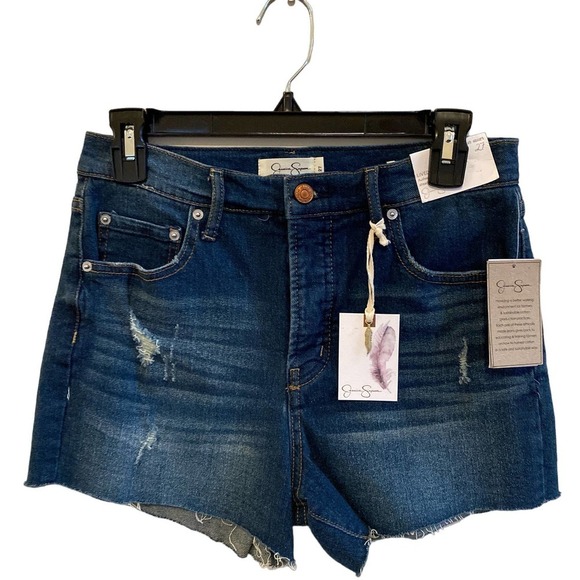 NWT JESSICA SIMPSON Infinite High Waist Short in Rebel, size 27 - Picture 3 of 9